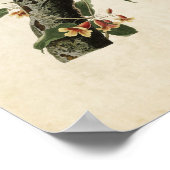 Poster Plaque 102 | Blue Jay | Oiseaux d'Amérique (Coin)