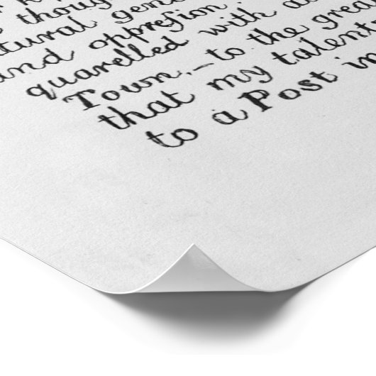 Poster Plaque 1, de "La vie de William Cobbett" (Coin)