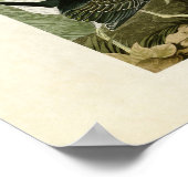Poster Plaque 333 | Heron vert | Oiseaux d'Amérique (Coin)
