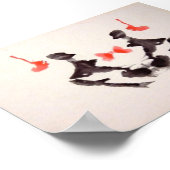 Poster Plaque 3 de l'Encre d'essai Rorschach (Coin)