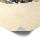 Poster Plaque 87 | Florida Jay | Oiseaux d'Amérique (Coin)