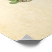 Poster Plaque 94 | Finch à herbe ou Bunting à ailes (Coin)