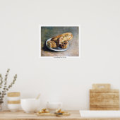 Poster Plaque avec pain de Vincent Van Gogh (Cuisine)