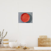 Poster Plaque avec texte celtique, 1er-2e siècle (Cuisine)