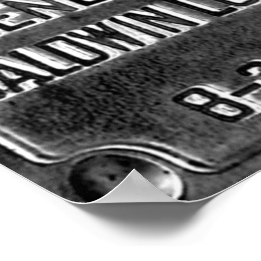 Poster Plaque Constructeurs GG-1 #4800 du chemin de fer d (Coin)