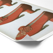 Poster Plaque de chaussures victorienne du XVIIIe siècle  (Coin)