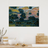 Poster Plaque de jaspe océanique (Cuisine)