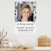 Poster Plaque de roses de photo en souvenir affectueux (Cuisine)