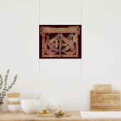 Poster Plaque de seins représentant Osiris, dieu de (Cuisine)