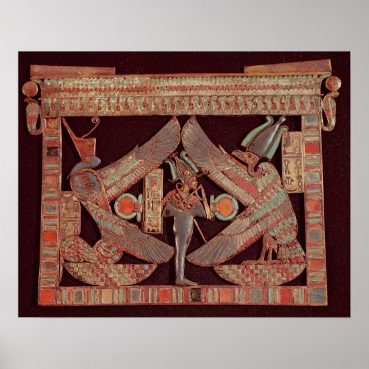 Poster Plaque de seins représentant Osiris, dieu de (Devant)