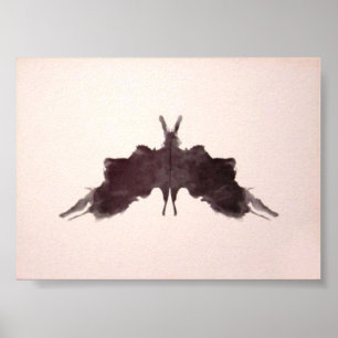Poster Plaque d'encre de test Rorschach 5