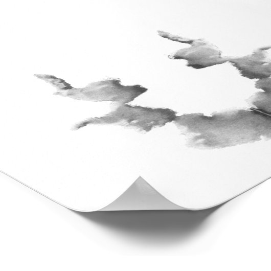 Poster Plaque d'encre de test Rorschach 7 (Coin)
