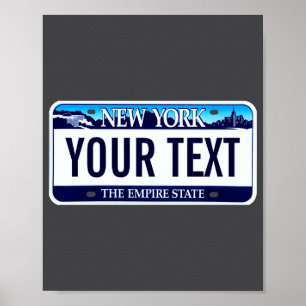 Poster Plaque d'immatriculation de New York _1