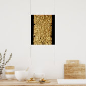 Poster Plaque d'or avec inscription étrusque "longue" pou (Cuisine)