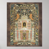 Poster Plaque juive vintage de Mizrach (Devant)