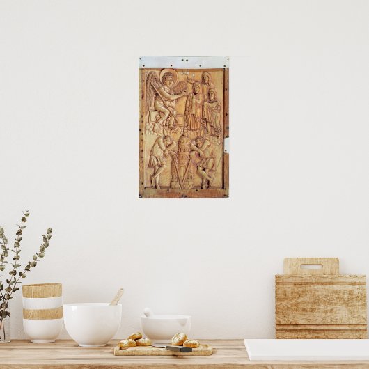 Poster Plaque représentant les saintes femmes à la tombe (Cuisine)