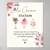 Poster Plaques de barre de Fêtes des mariées modernes ros (Devant)