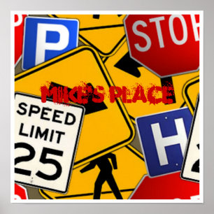 Poster Plaques de rue