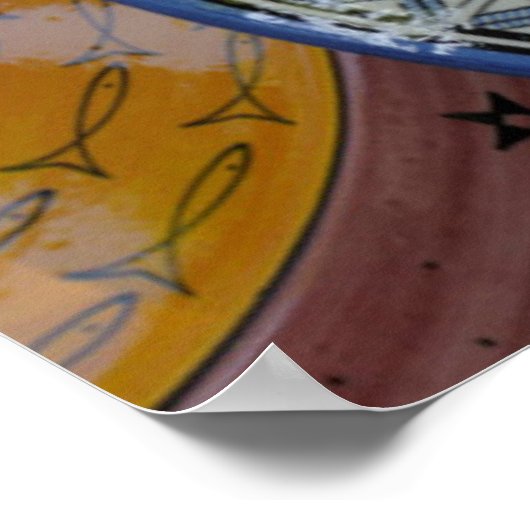 Poster Plaques en céramique (Coin)