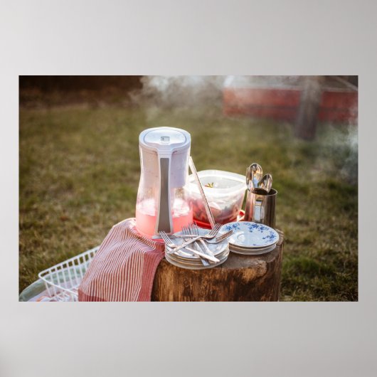 Poster Plaques et lancers en céramique fleurie argentée e (Devant)