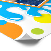 Poster Plashing Fun in the Sun Anniversaire Photo Banner (Coin)