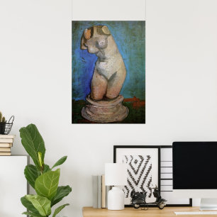 Poster Plaster Statuette Femme Torso par Vincent van Gogh