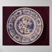 Poster Plat bleu, dérivé d'une Ming Export tardive (Devant)