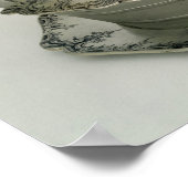 Poster Plat de beurre avec base en verre dépoli (Coin)