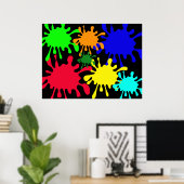 Poster Plat d'encre (Bureau à domicile)