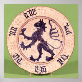 Poster Plat hispano-mauresque, vitré en étain (Devant)