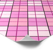 Poster Plat rose (Coin)