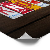 Poster Plate-forme de licence de prière de sérénité Art (Coin)