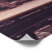 Poster Plate-forme ferroviaire élévée de la 125ème rue, N (Coin)