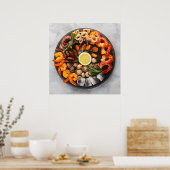 Poster Plateau de fruits de mer (Cuisine)