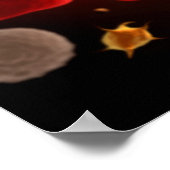 Poster Platelets Avec Cellules De Sang Rouge 2 (Coin)
