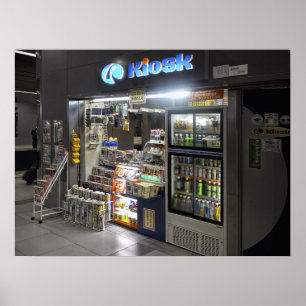 POSTER PLATFROM KIOSK - JAPON