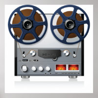 Platine à bande magnétique vintage