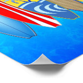 Poster Platins de surf rétro (Coin)