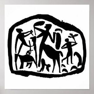 Poster PLATOCAVERUS Allégorie de la Grotte Philosophiqu