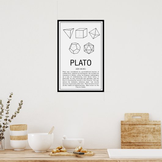 Poster Platon (Cuisine)
