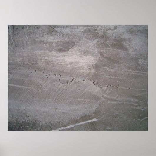 Poster Plâtre gris béton (Devant)