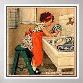 Poster Plats pour filles de Jessie Willcox Smith (Devant)