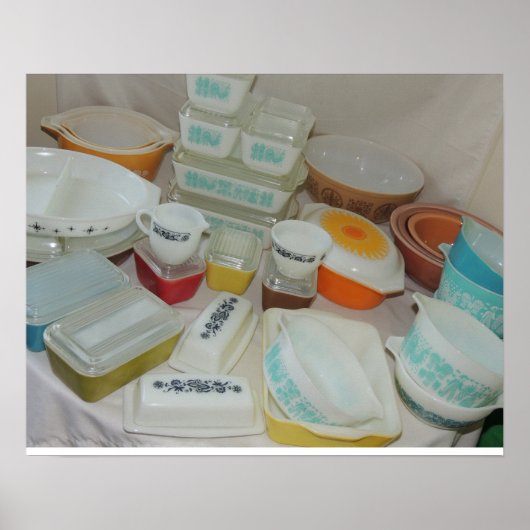 Poster Plats Pyrex vintages ! (Devant)