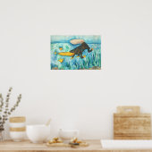 Poster "Platty" le Platypus par Mike Quinn (Cuisine)