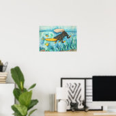 Poster "Platty" le Platypus par Mike Quinn (Bureau à domicile)