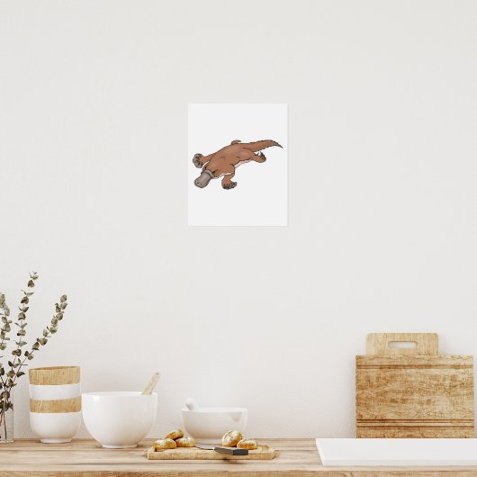 Poster platypus à bec (Cuisine)