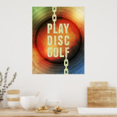 Poster Play Disk Golf (Cuisine)
