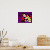 Poster Playa de baseball et sa fille (Cuisine)