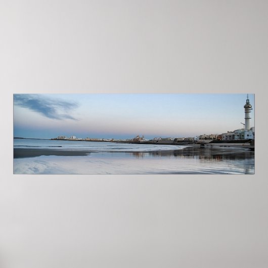 Poster Playa de Père Noël María del Mar, Cadix (Devant)