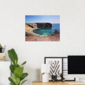 Poster Playa del Papagayo, côte sud de Lanzarote (Bureau à domicile)